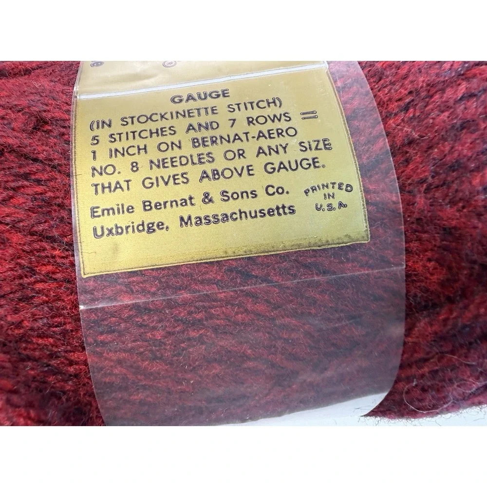 Bernat Berella 4 Knitting Worsted Gauge 100% Orlon Acrylic Lot 5 Gold Natural +